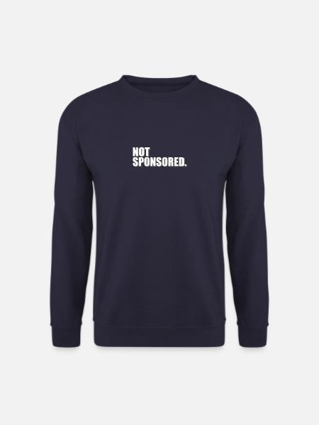 Not Sponsored. - Unisex Sweatshirt - navy