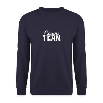 Équipe cousine - Sweat-shirt Unisexe - marine - Devant - Alina (178cm) & Michal (187cm)