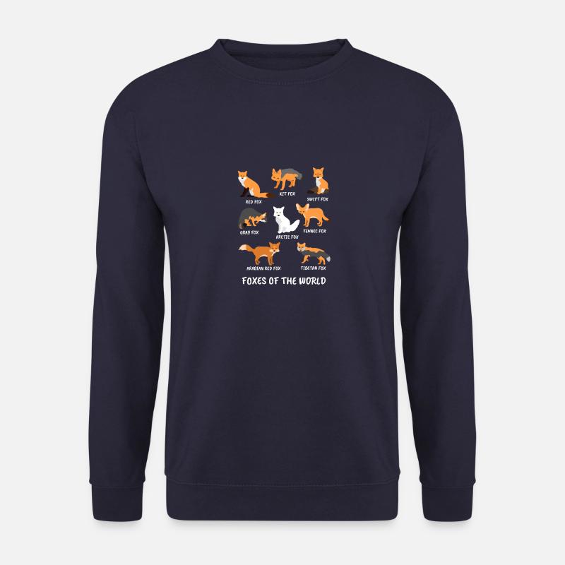 Alle Füchse auf der Welt. - Unisex Pullover - Navy