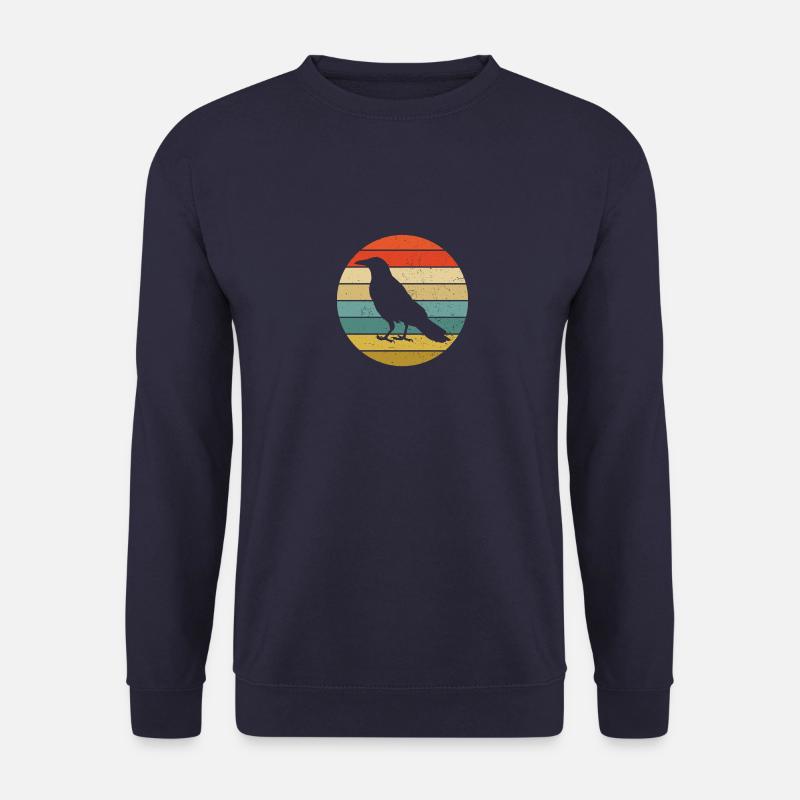 RETRO CROW - Unisex Sweatshirt - navy