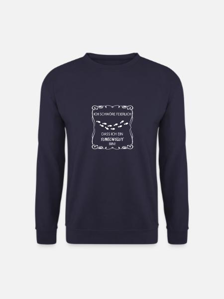 Ich schwöre feierlich, dass ich ein Tunichtgut bin - Unisex Pullover - Navy