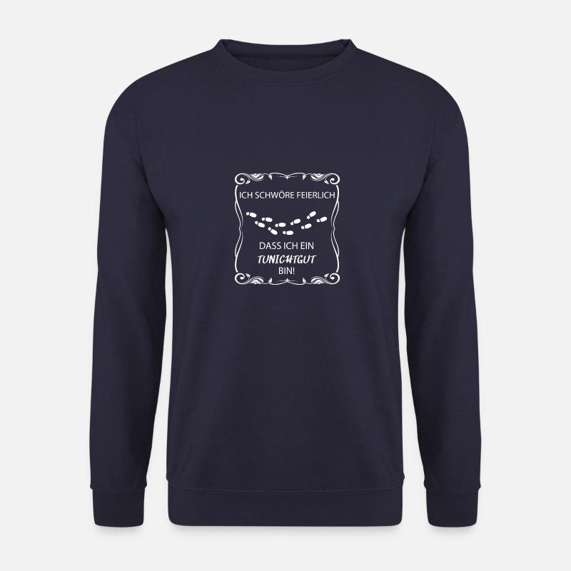 Ich schwöre feierlich, dass ich ein Tunichtgut bin - Unisex Pullover - Navy