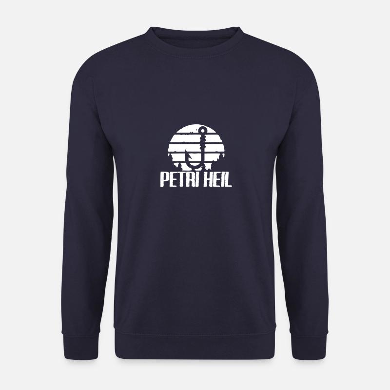 Petri Heil Fischen - Unisex Pullover - Navy