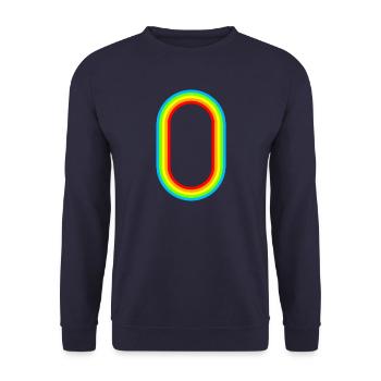 0 - Unisex Pullover - Navy - Vorne - Alina (178cm) & Michal (187cm)