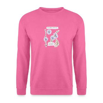 Chicorée-Reisender - Zeichnung - Unisex Pullover - Pink - Vorne