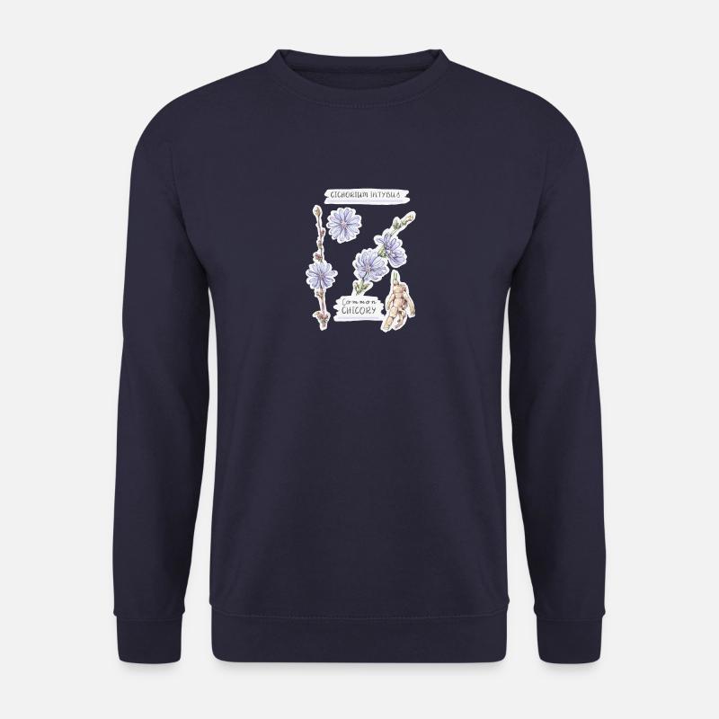 Chicorée-Reisender - Zeichnung - Unisex Pullover - Navy