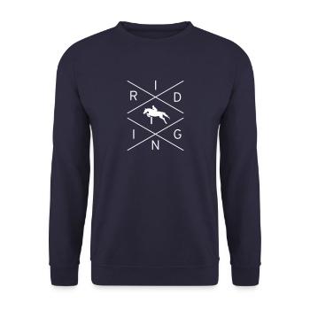 tour - Sweat-shirt Unisexe - marine - Devant - Alina (178cm) & Michal (187cm)