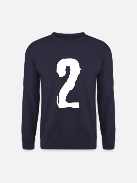 Maillot numéro 2 - Sweat-shirt Unisexe - marine