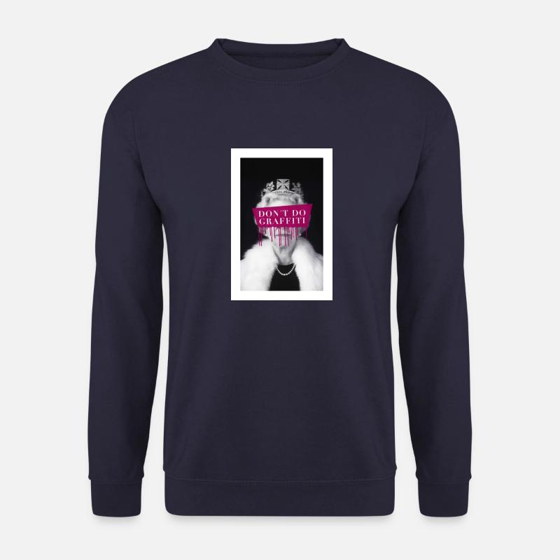 don't do graffiti poster - Unisex Sweatshirt - navy