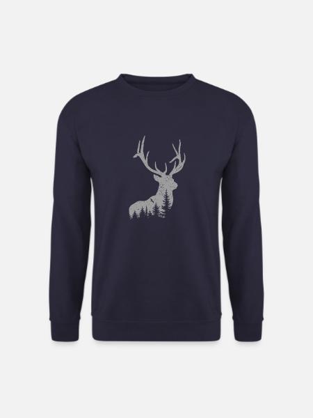 Hirsch - Unisex Pullover - Navy