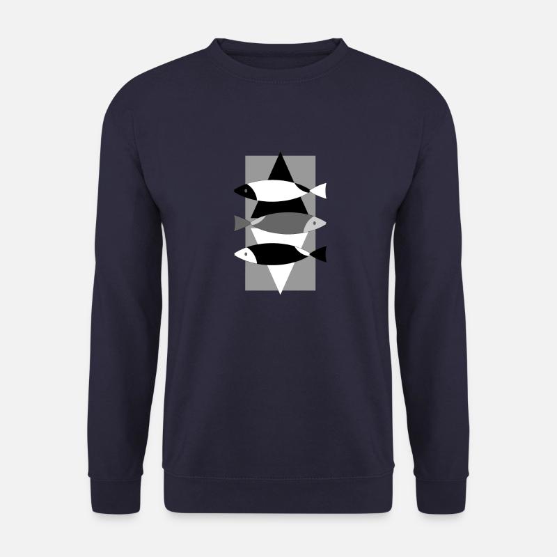 Fische - Unisex Pullover - Navy