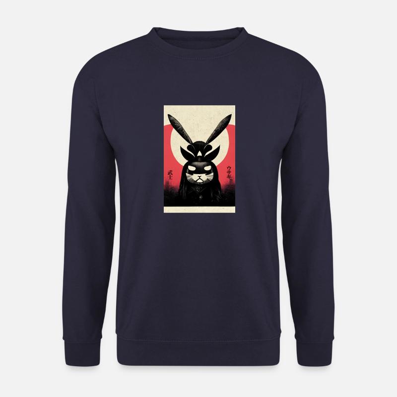 Samurai Rabbit - Unisex Pullover - Navy