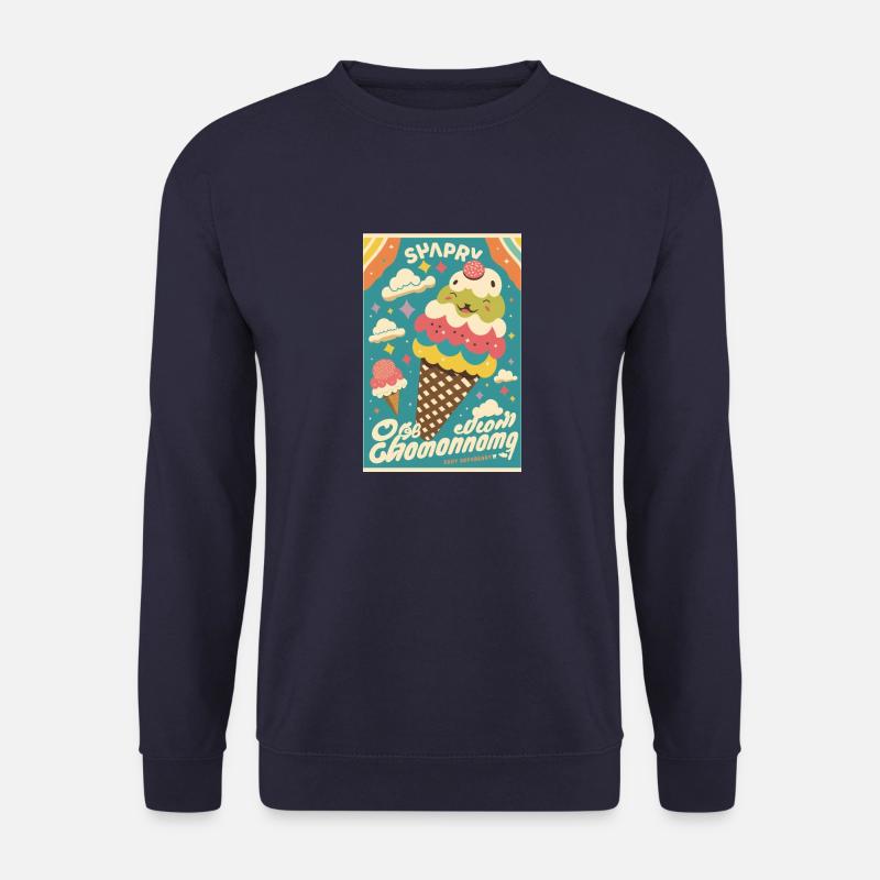 Eiscreme-Stil - Unisex Pullover - Navy