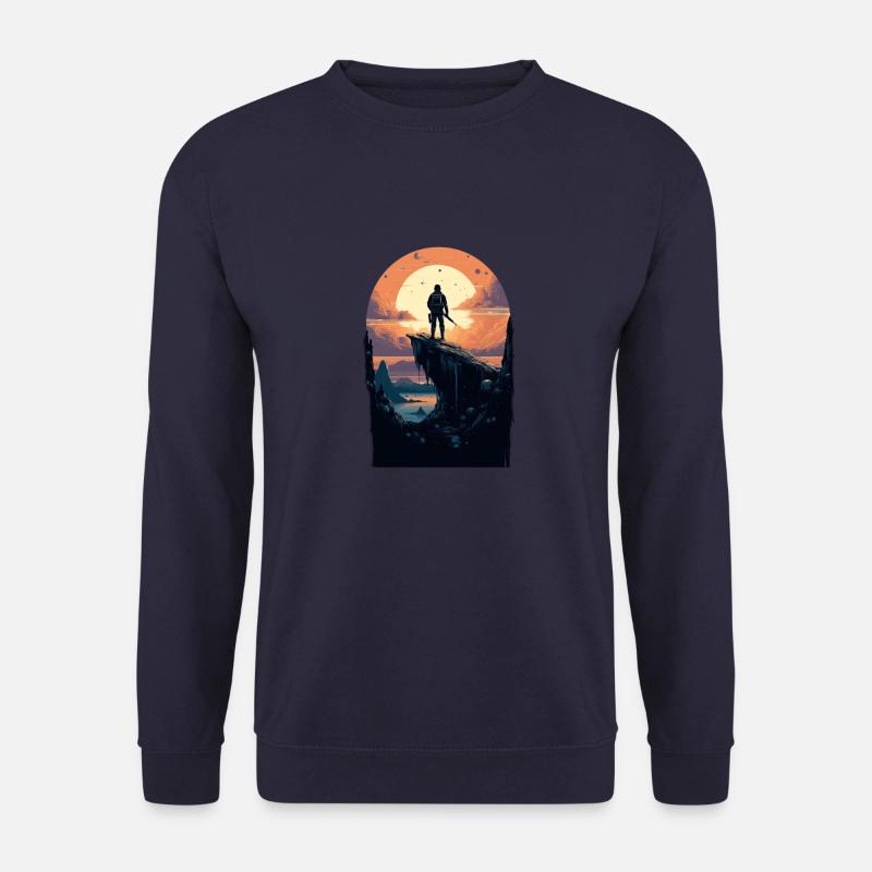 Leuchtendes Feuer - Unisex Pullover - Navy