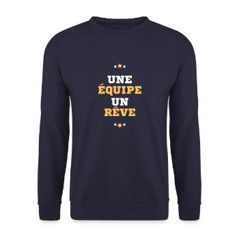 Sport d’équipe - Sweat-shirt Unisexe - marine - Devant - Alina (178cm) & Michal (187cm)
