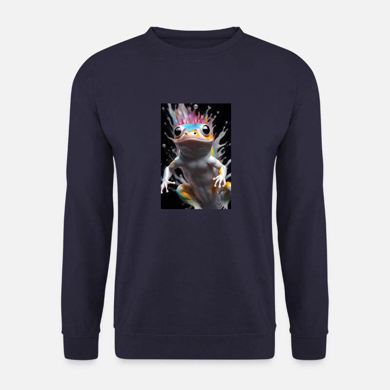Salamander #2 - Unisex Pullover - Navy