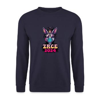 Zrce 2024 Âne de fête - Sweat-shirt Unisexe - marine - Devant - Alina (178cm) & Michal (187cm)