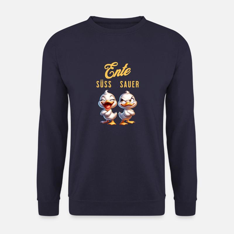 Ente süß sauer lustig - Unisex Pullover - Navy