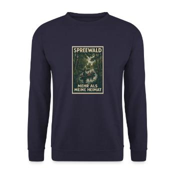 SPREEWALD - Unisex Pullover - Navy - Vorne - Alina (178cm) & Michal (187cm)