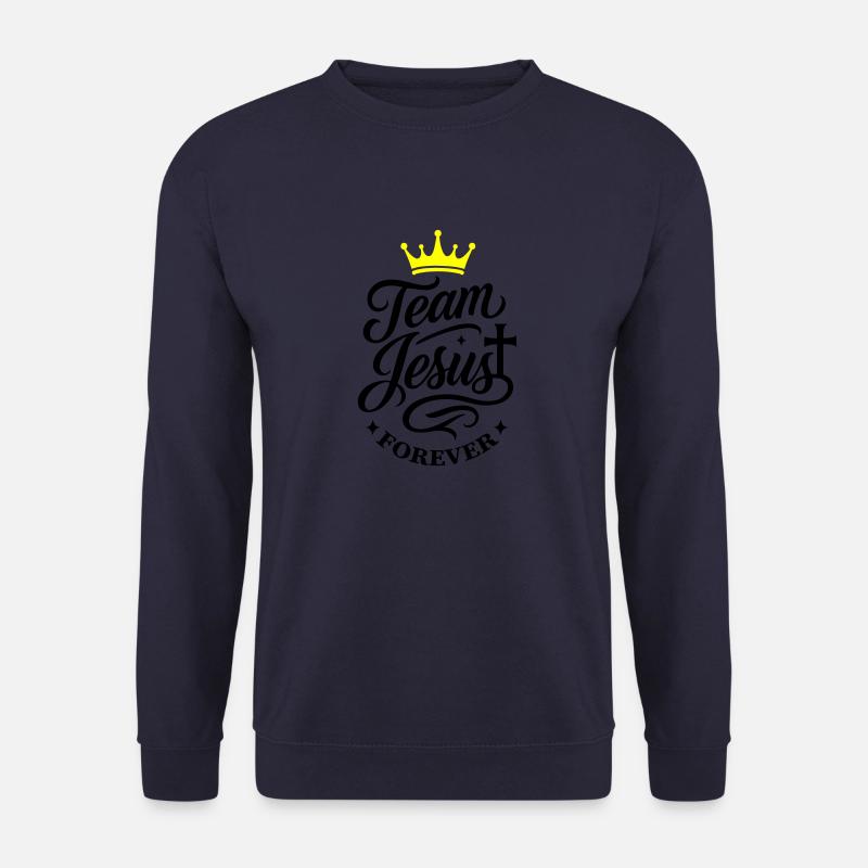 Team Jesus Spruch - Unisex Pullover - Navy