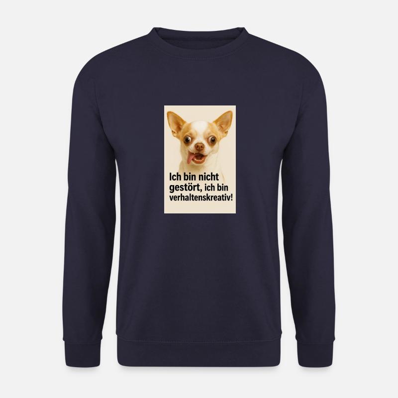 Nicht gestört, individuell mit Carakter - Unisex Pullover - Navy