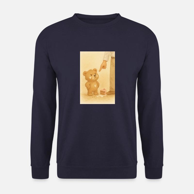 Bär und Kuchen - Unisex Pullover - Navy
