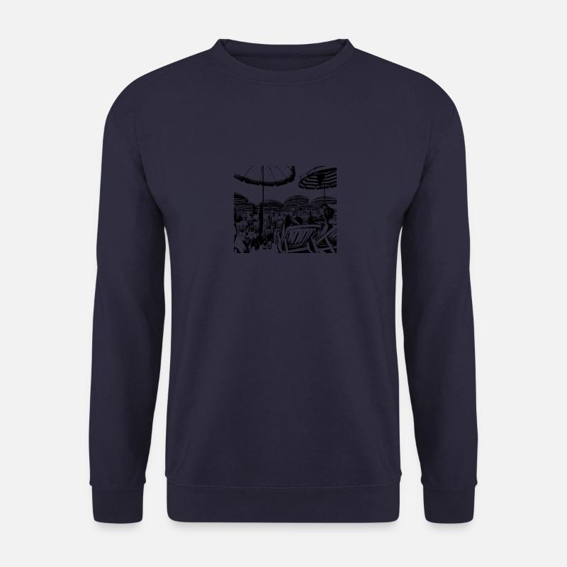 Private beach Nice - Unisex Sweatshirt - navy