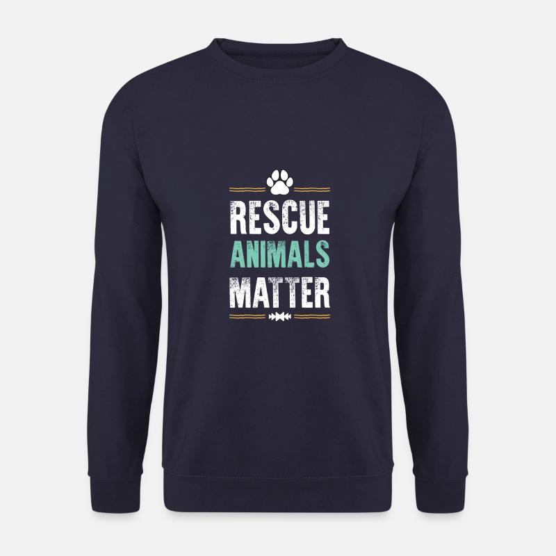 Animals Matter Animal Welfare - Unisex Sweatshirt - navy