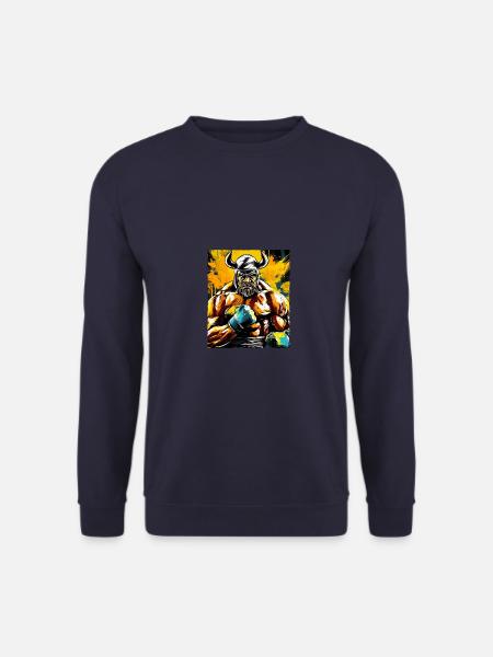 Wikinger Boxer Boxen Odin - Unisex Pullover - Navy