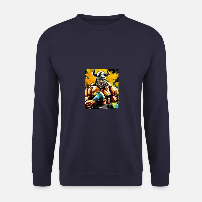 Wikinger Boxer Boxen Odin - Unisex Pullover - Navy