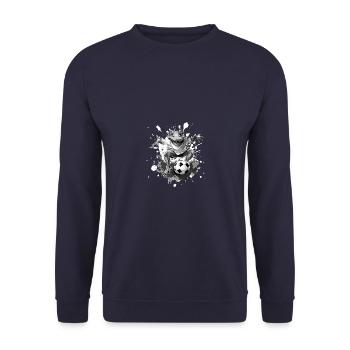Équipe sportive de soccer Frog - Sweat-shirt Unisexe - marine - Devant - Alina (178cm) & Michal (187cm)