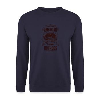 hotrod - Sweat-shirt Unisexe - marine - Devant - Alina (178cm) & Michal (187cm)