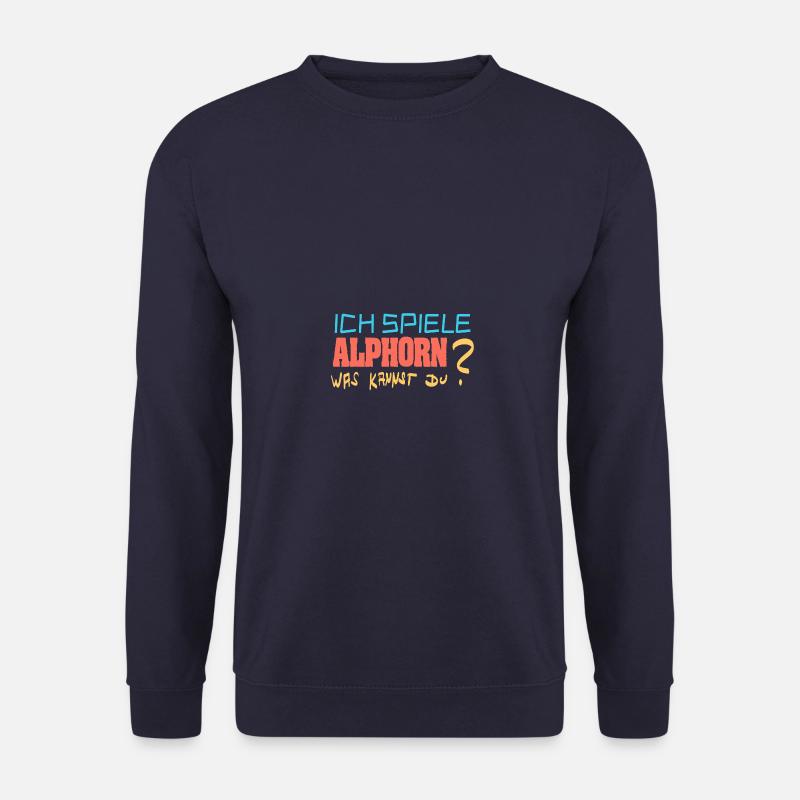 Alphorn - Unisex Pullover - Navy