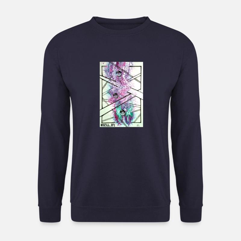 Pink Bubbles - Unisex Sweatshirt - navy