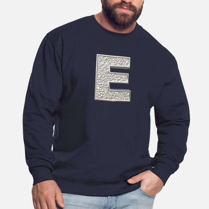 E, lettre, lettre E, initiale, initiale E, monogramme, Sweat-shirt Unisexe