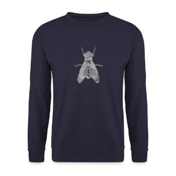 Fly - Unisex Sweatshirt - navy - Front - Alina (178cm) & Michal (187cm)