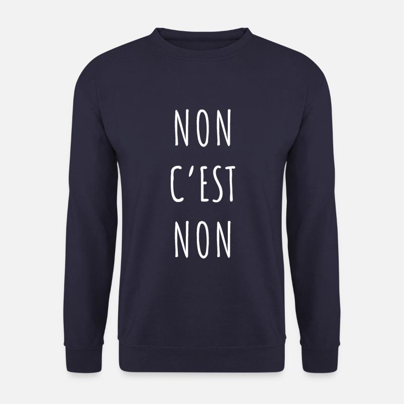 no it's no - Unisex Sweatshirt - navy