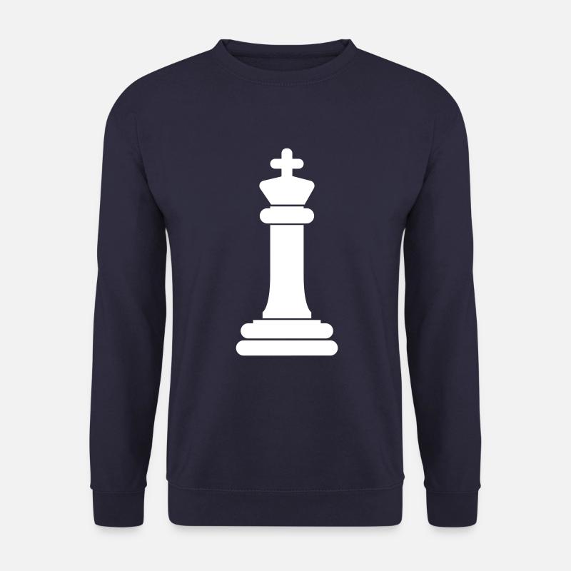 Schachfigur König - Unisex Pullover - Navy