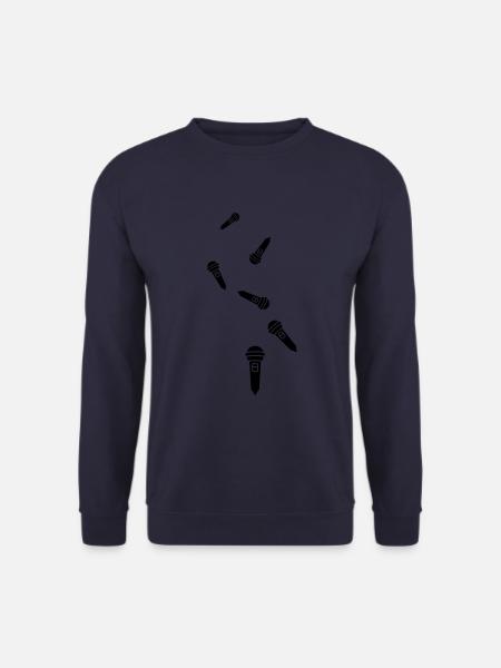 Microphone icon - Unisex Sweatshirt - navy
