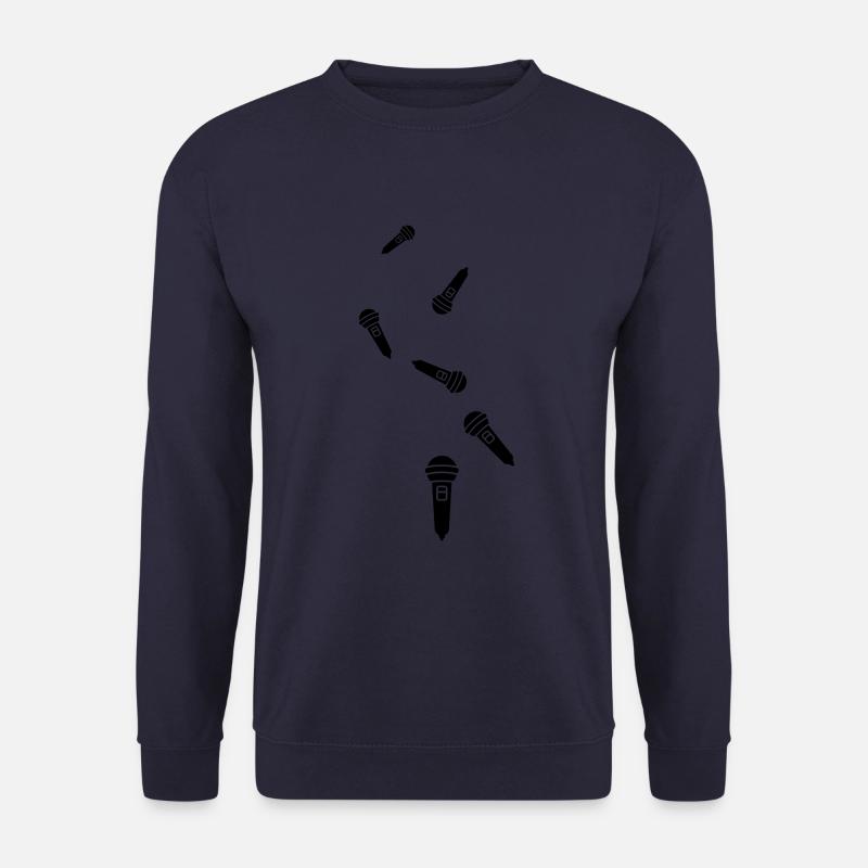 Microphone icon - Unisex Sweatshirt - navy