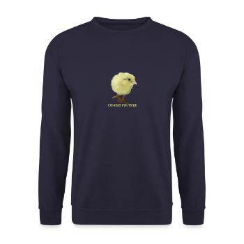 Heart for animals - Unisex Sweatshirt - navy - Front - Alina (178cm) & Michal (187cm)