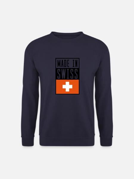 swiss made in - Unisex Pullover - Navy