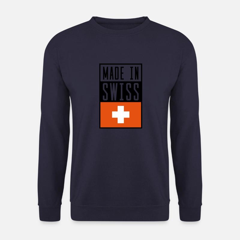 swiss made in - Unisex Pullover - Navy