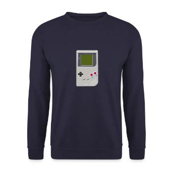 game boy - Sweat-shirt Unisexe - marine - Devant - Alina (178cm) & Michal (187cm)