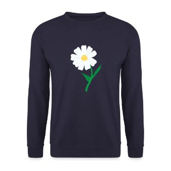 Daisy - Unisex Sweatshirt - navy - Front - Alina (178cm) & Michal (187cm)