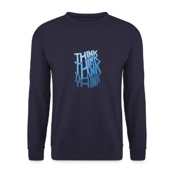THINKBLUE - Unisex Pullover - Navy - Vorne - Alina (178cm) & Michal (187cm)