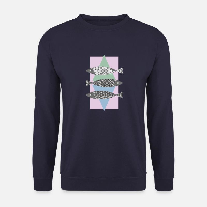 Fishes - Unisex Sweatshirt - navy