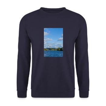 Weserstadion - Unisex Pullover - Navy - Vorne - Alina (178cm) & Michal (187cm)