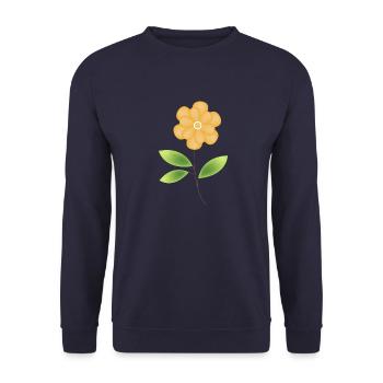 Florist Flower Plant Nature Gardener - Unisex Sweatshirt - navy - Front - Alina (178cm) & Michal (187cm)