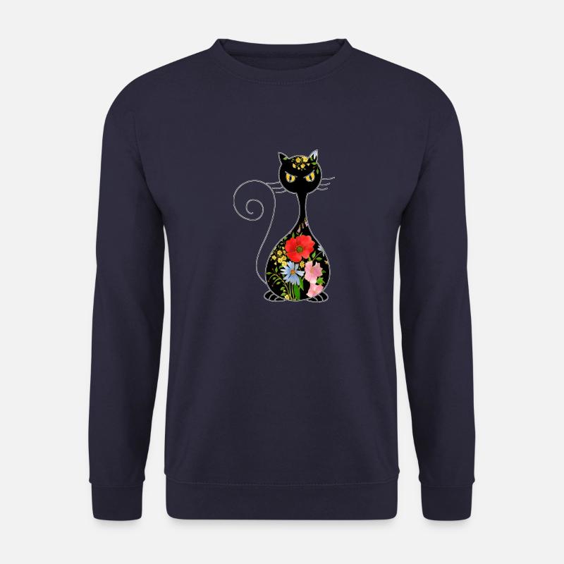 Cat - Unisex Sweatshirt - navy